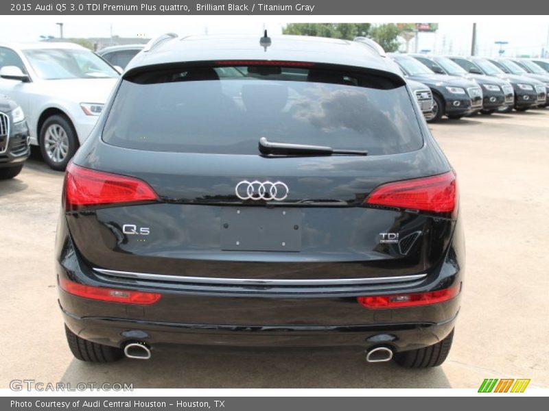 Brilliant Black / Titanium Gray 2015 Audi Q5 3.0 TDI Premium Plus quattro