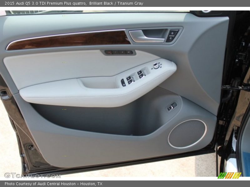 Brilliant Black / Titanium Gray 2015 Audi Q5 3.0 TDI Premium Plus quattro