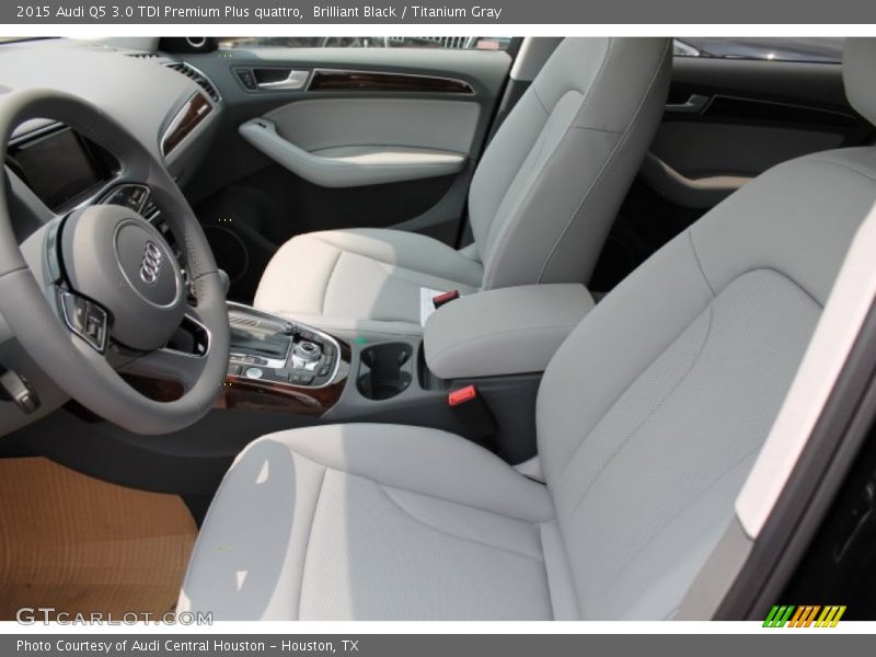 Brilliant Black / Titanium Gray 2015 Audi Q5 3.0 TDI Premium Plus quattro