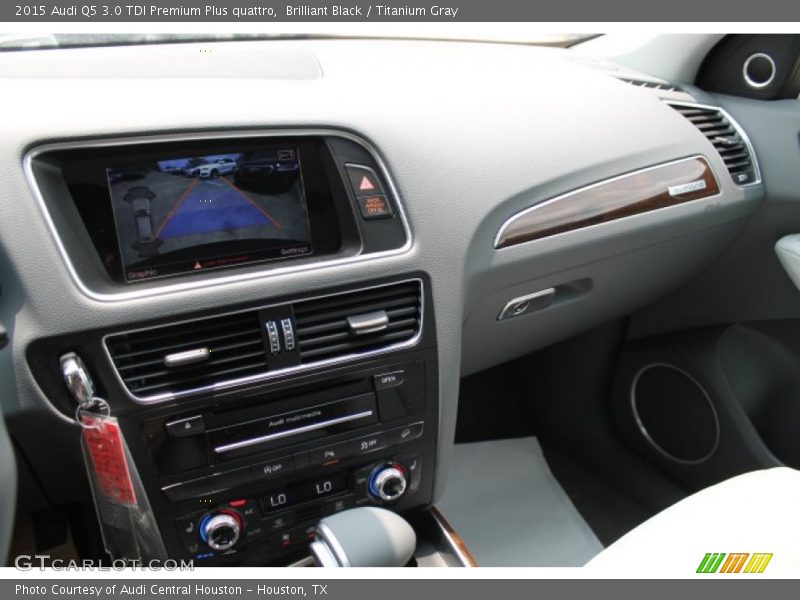 Brilliant Black / Titanium Gray 2015 Audi Q5 3.0 TDI Premium Plus quattro