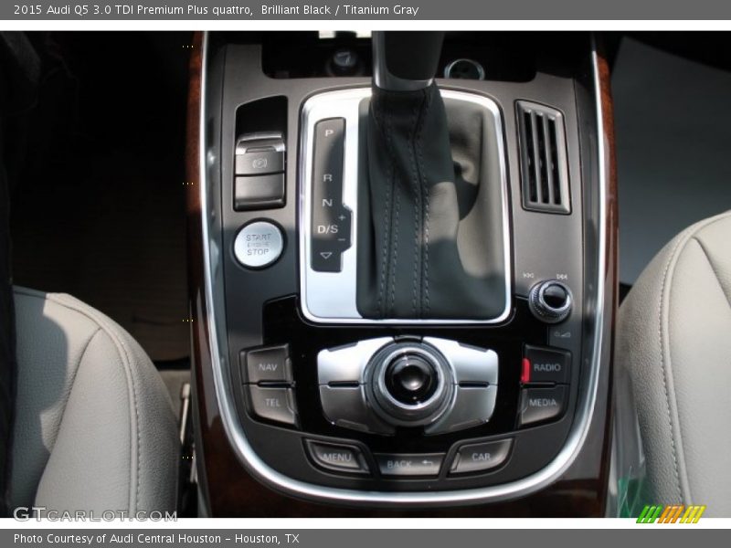 Brilliant Black / Titanium Gray 2015 Audi Q5 3.0 TDI Premium Plus quattro