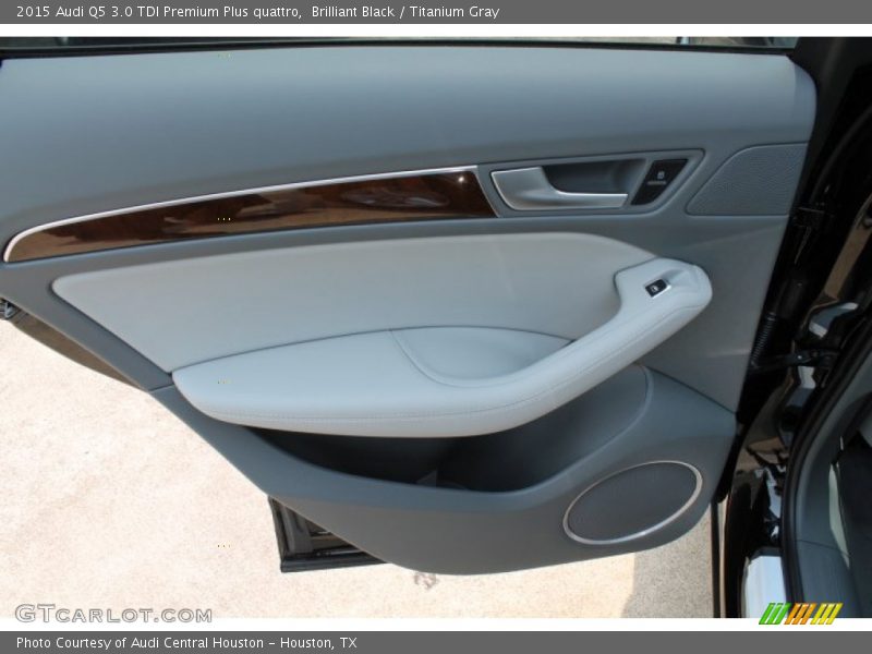 Brilliant Black / Titanium Gray 2015 Audi Q5 3.0 TDI Premium Plus quattro