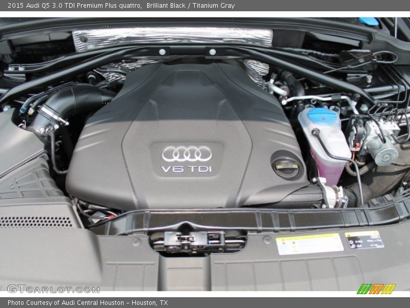 Brilliant Black / Titanium Gray 2015 Audi Q5 3.0 TDI Premium Plus quattro