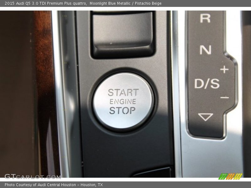 Moonlight Blue Metallic / Pistachio Beige 2015 Audi Q5 3.0 TDI Premium Plus quattro