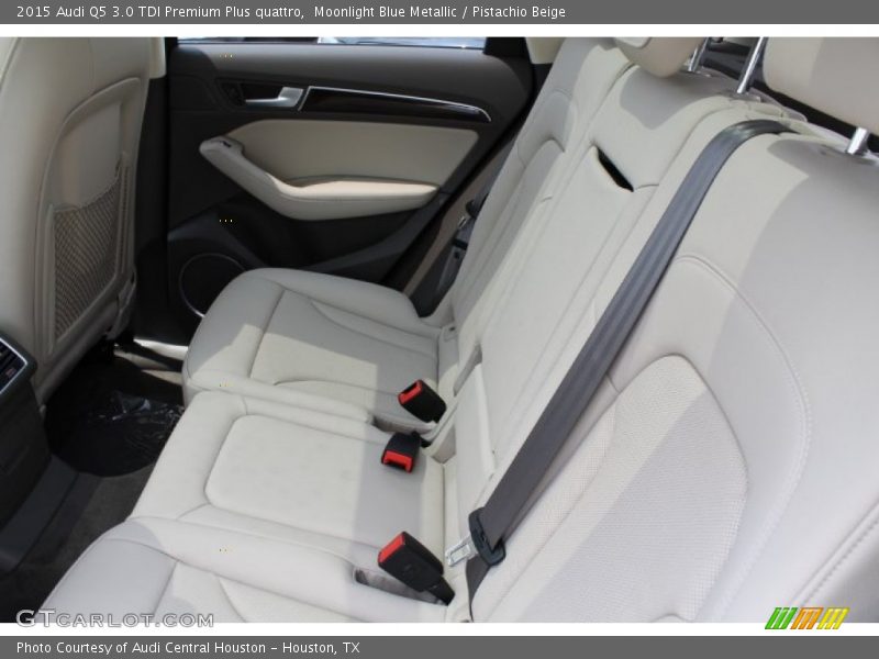 Moonlight Blue Metallic / Pistachio Beige 2015 Audi Q5 3.0 TDI Premium Plus quattro