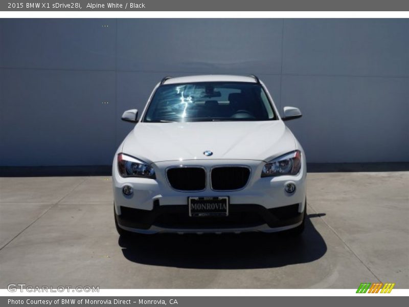 Alpine White / Black 2015 BMW X1 sDrive28i