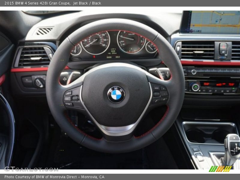 Jet Black / Black 2015 BMW 4 Series 428i Gran Coupe