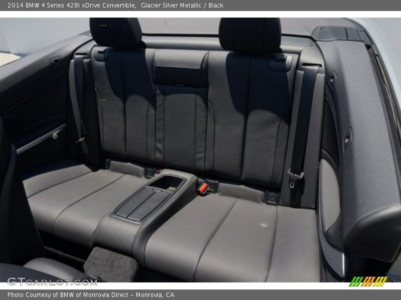 Glacier Silver Metallic / Black 2014 BMW 4 Series 428i xDrive Convertible