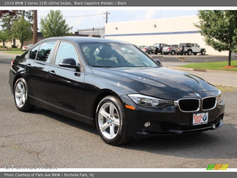 Black Sapphire Metallic / Black 2014 BMW 3 Series 328i xDrive Sedan