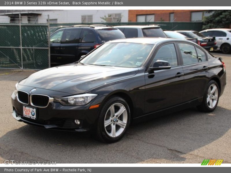 Black Sapphire Metallic / Black 2014 BMW 3 Series 328i xDrive Sedan