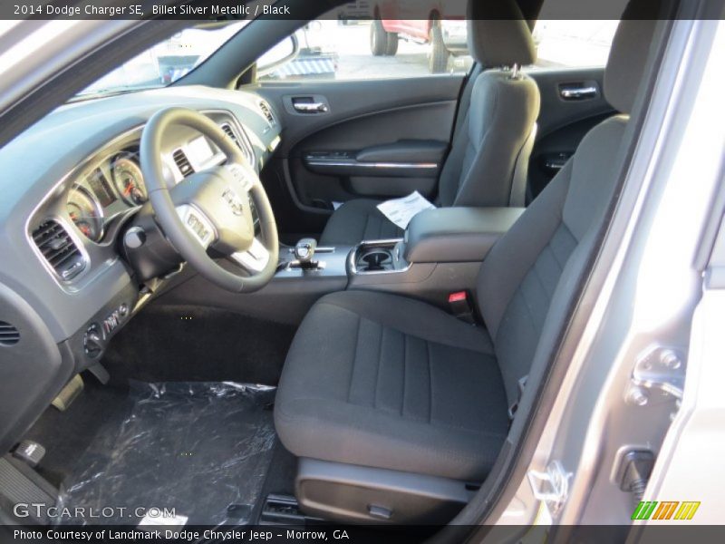 Billet Silver Metallic / Black 2014 Dodge Charger SE