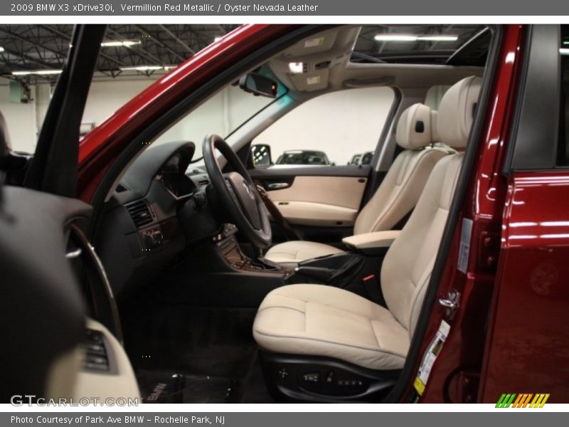 Vermillion Red Metallic / Oyster Nevada Leather 2009 BMW X3 xDrive30i