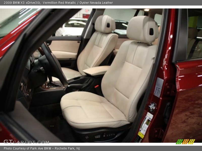 Vermillion Red Metallic / Oyster Nevada Leather 2009 BMW X3 xDrive30i