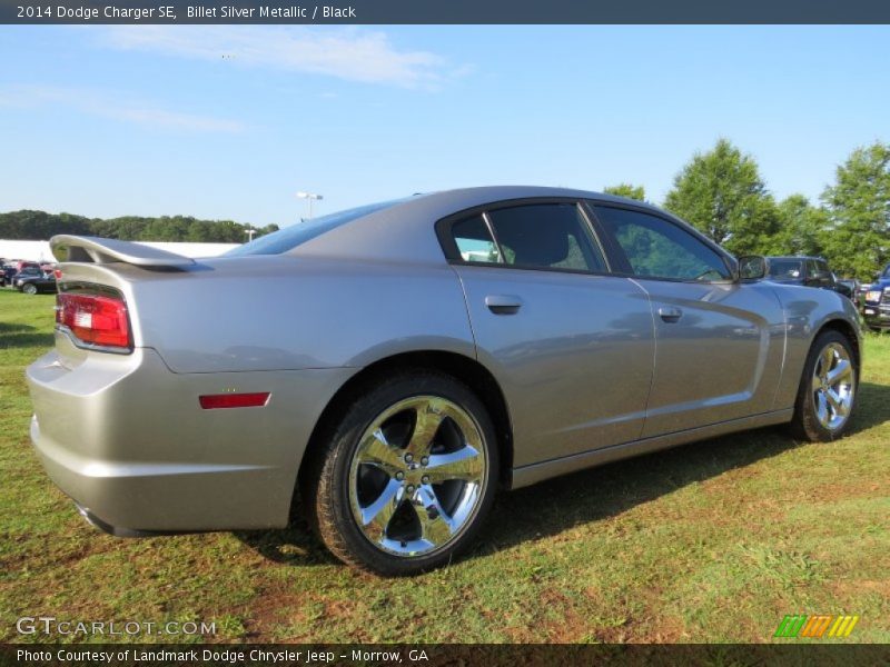 Billet Silver Metallic / Black 2014 Dodge Charger SE