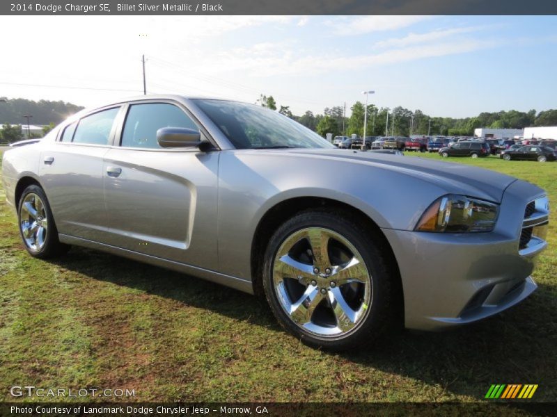 Billet Silver Metallic / Black 2014 Dodge Charger SE
