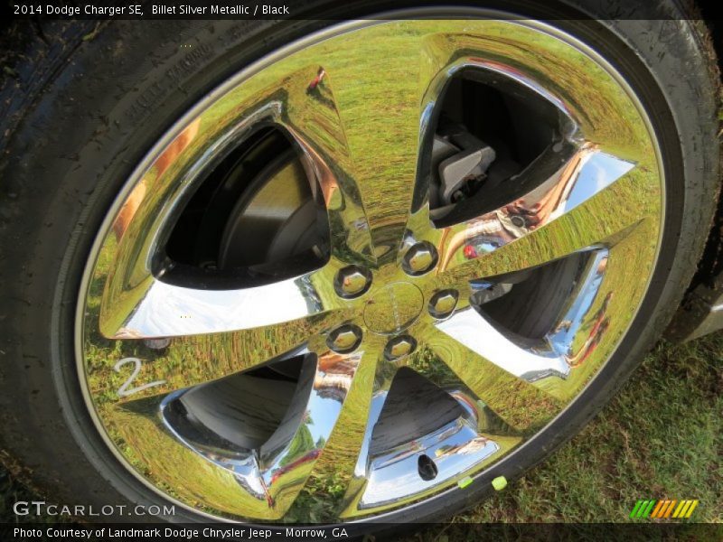 Billet Silver Metallic / Black 2014 Dodge Charger SE