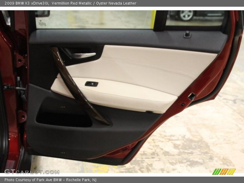 Vermillion Red Metallic / Oyster Nevada Leather 2009 BMW X3 xDrive30i