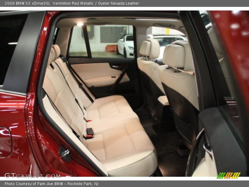 Vermillion Red Metallic / Oyster Nevada Leather 2009 BMW X3 xDrive30i