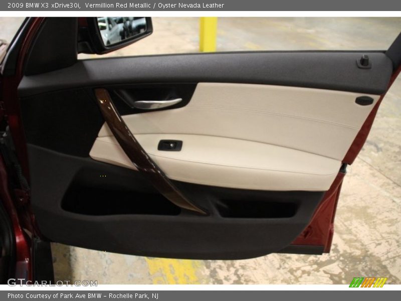 Vermillion Red Metallic / Oyster Nevada Leather 2009 BMW X3 xDrive30i