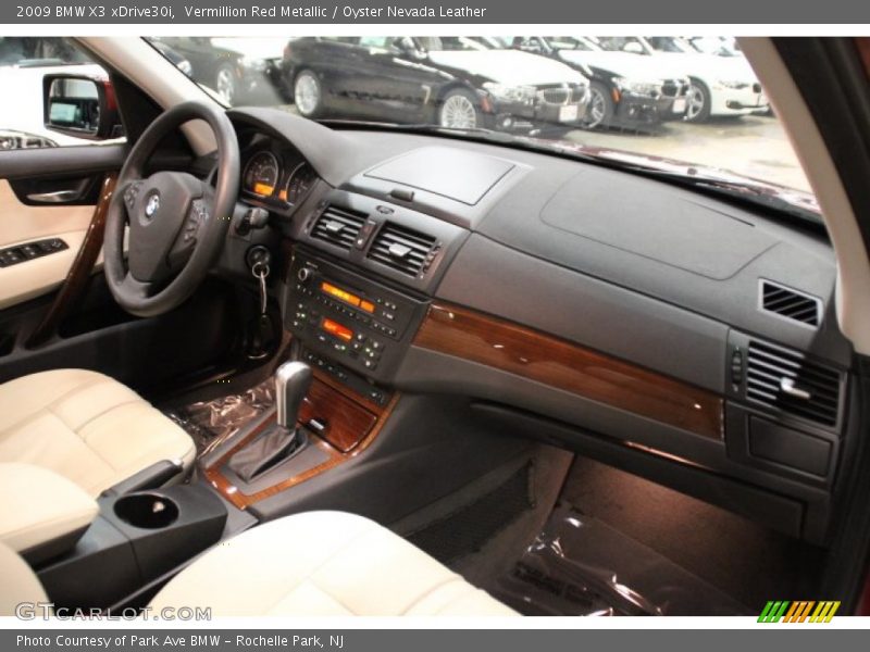 Vermillion Red Metallic / Oyster Nevada Leather 2009 BMW X3 xDrive30i