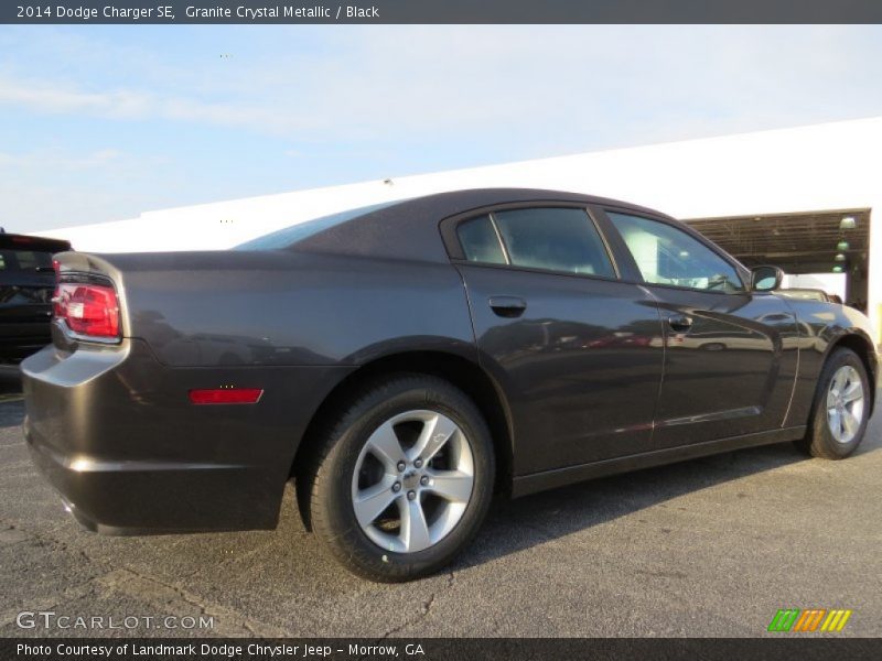 Granite Crystal Metallic / Black 2014 Dodge Charger SE