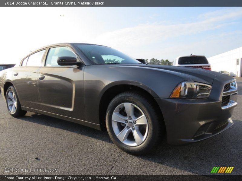 Granite Crystal Metallic / Black 2014 Dodge Charger SE