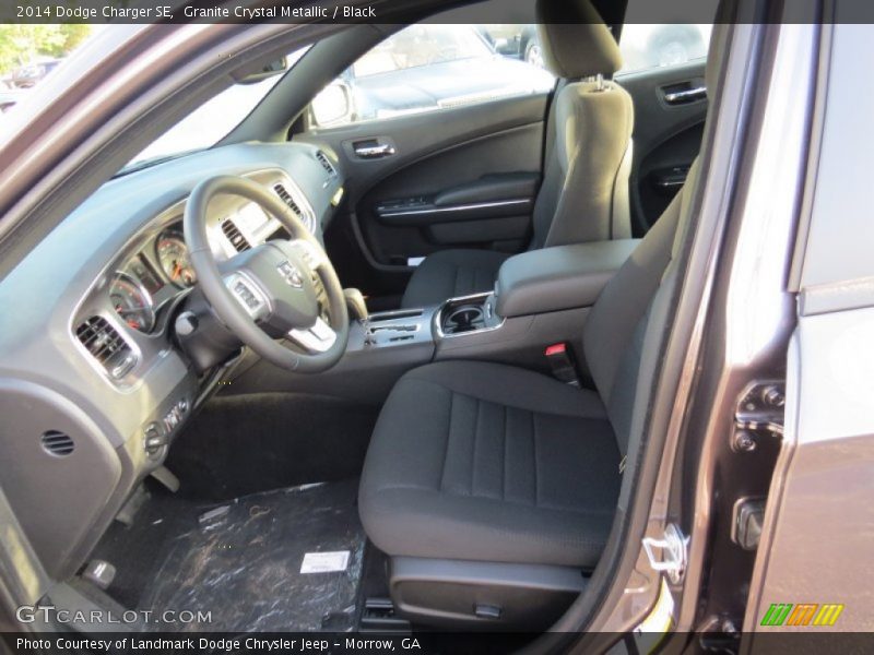 Granite Crystal Metallic / Black 2014 Dodge Charger SE