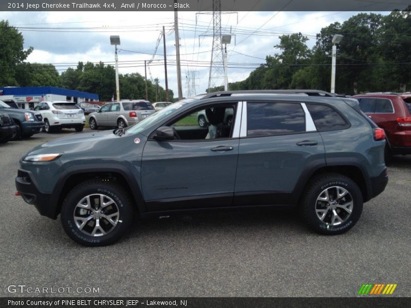 Anvil / Morocco - Black 2014 Jeep Cherokee Trailhawk 4x4