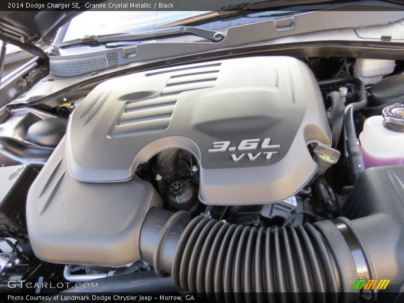 Granite Crystal Metallic / Black 2014 Dodge Charger SE