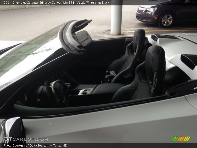 Arctic White / Jet Black 2014 Chevrolet Corvette Stingray Convertible Z51