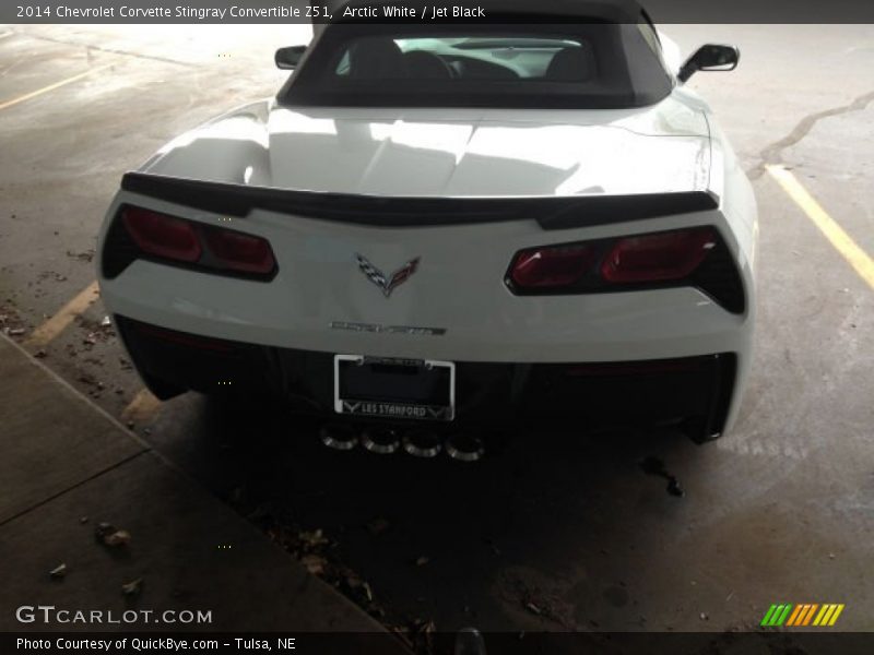 Arctic White / Jet Black 2014 Chevrolet Corvette Stingray Convertible Z51