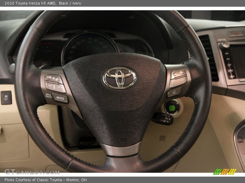  2010 Venza V6 AWD Steering Wheel