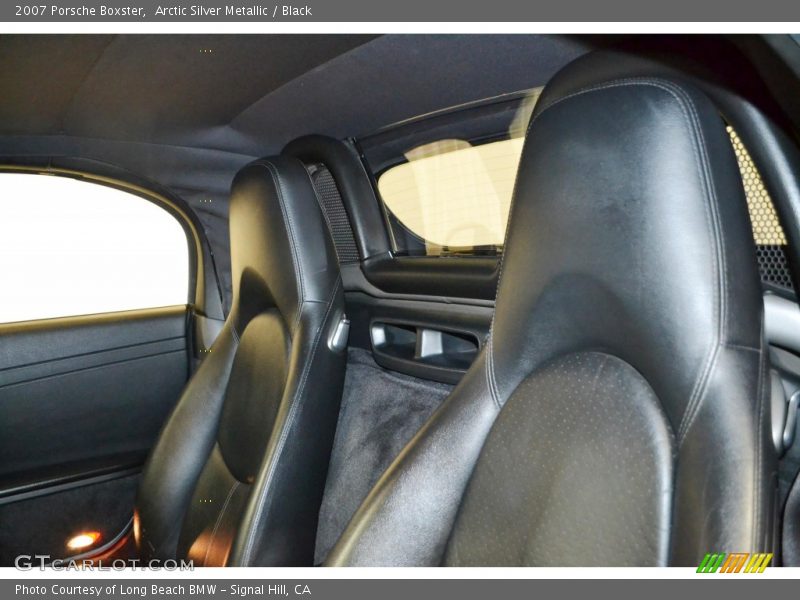 Arctic Silver Metallic / Black 2007 Porsche Boxster