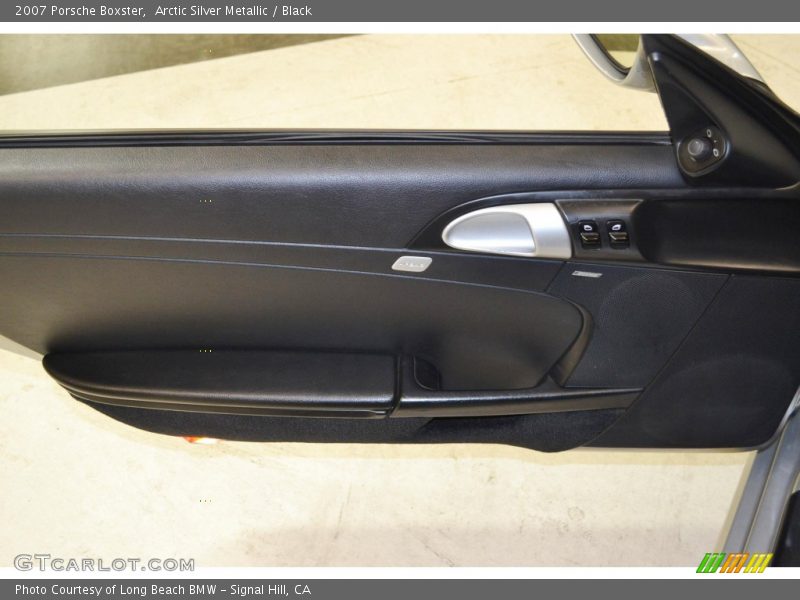 Arctic Silver Metallic / Black 2007 Porsche Boxster