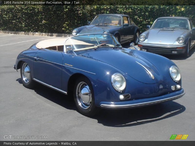 Blue / Tan 1956 Porsche 356 Speedster ReCreation