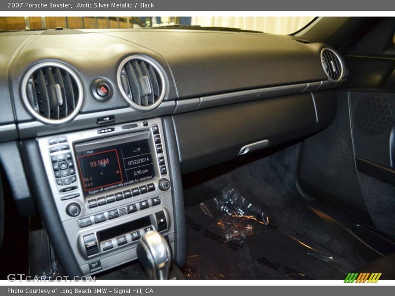 Arctic Silver Metallic / Black 2007 Porsche Boxster