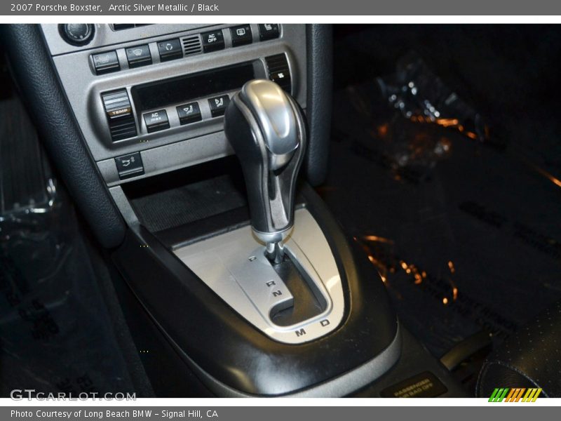 Arctic Silver Metallic / Black 2007 Porsche Boxster