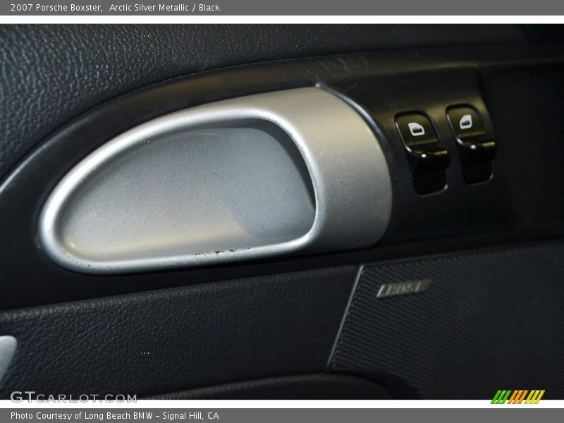 Arctic Silver Metallic / Black 2007 Porsche Boxster