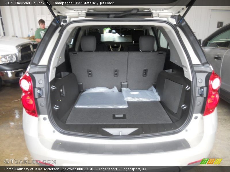 Champagne Silver Metallic / Jet Black 2015 Chevrolet Equinox LS