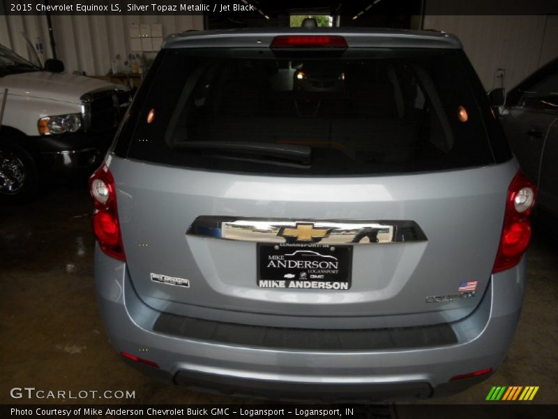 Silver Topaz Metallic / Jet Black 2015 Chevrolet Equinox LS