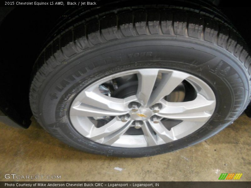 Black / Jet Black 2015 Chevrolet Equinox LS AWD