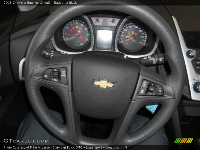 Black / Jet Black 2015 Chevrolet Equinox LS AWD