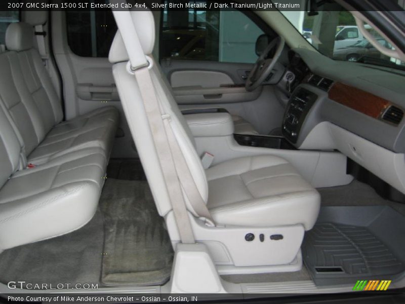 Silver Birch Metallic / Dark Titanium/Light Titanium 2007 GMC Sierra 1500 SLT Extended Cab 4x4