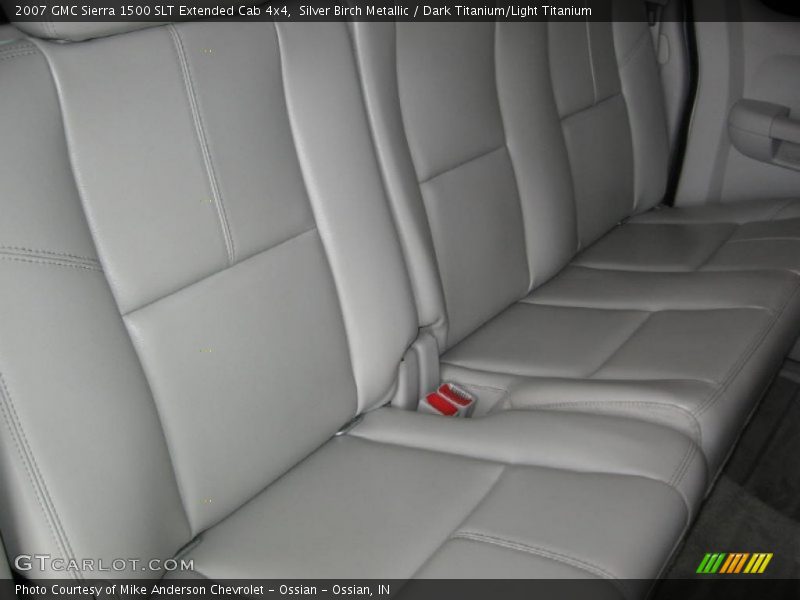 Silver Birch Metallic / Dark Titanium/Light Titanium 2007 GMC Sierra 1500 SLT Extended Cab 4x4