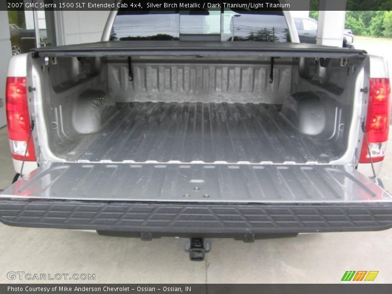 Silver Birch Metallic / Dark Titanium/Light Titanium 2007 GMC Sierra 1500 SLT Extended Cab 4x4