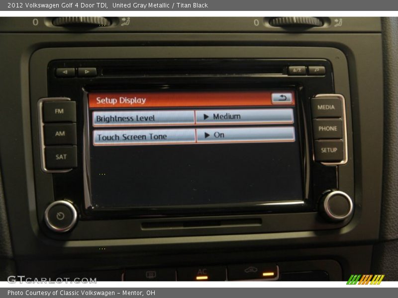 United Gray Metallic / Titan Black 2012 Volkswagen Golf 4 Door TDI