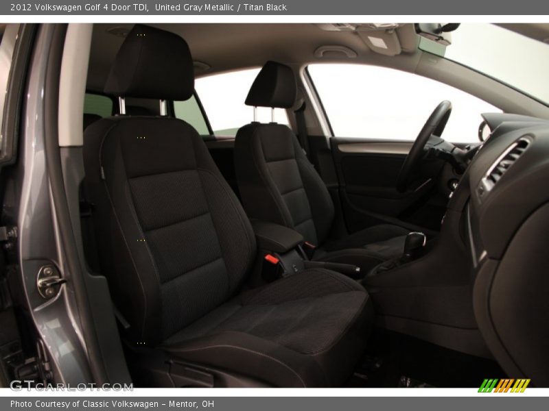 United Gray Metallic / Titan Black 2012 Volkswagen Golf 4 Door TDI