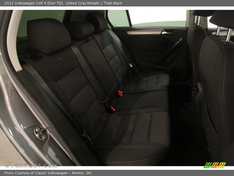United Gray Metallic / Titan Black 2012 Volkswagen Golf 4 Door TDI