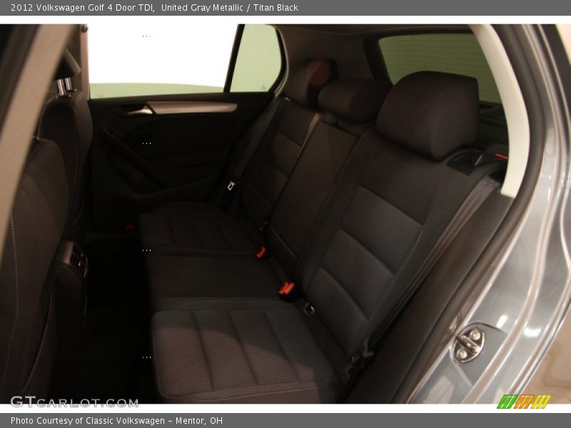 United Gray Metallic / Titan Black 2012 Volkswagen Golf 4 Door TDI