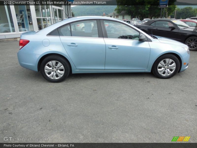 Ice Blue Metallic / Jet Black/Medium Titanium 2012 Chevrolet Cruze LS